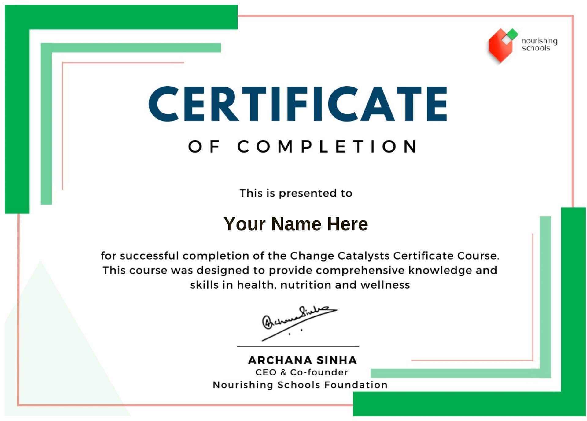 Course Certificate